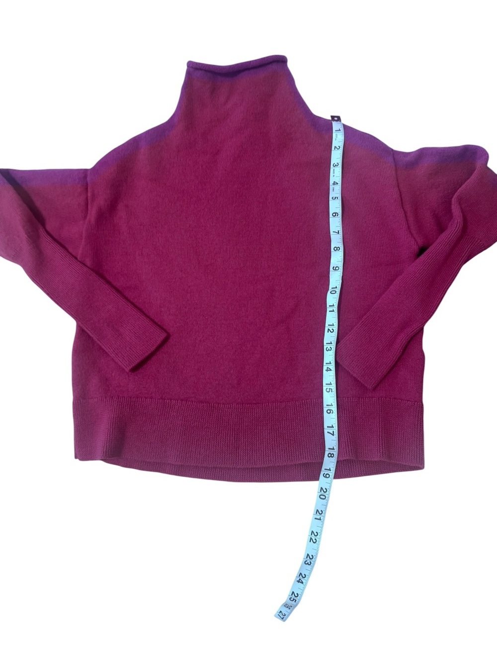 Wilfred Rich Magenta Turtleneck Sweater - Picture 3 of 7